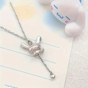 Sanrio Cinnamoroll Flying Flapping Ears Dainty Delicate Silver Pendant